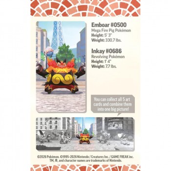 Pokemon TCG Lumiose City Mini Tin - Emboar (anglų k.)